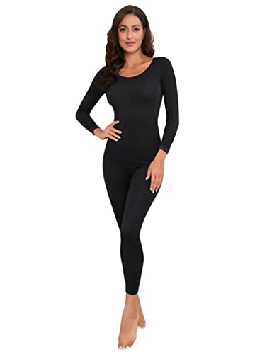 Clearlove Damen Base Layer Set, 1-schwarz, M von Clearlove