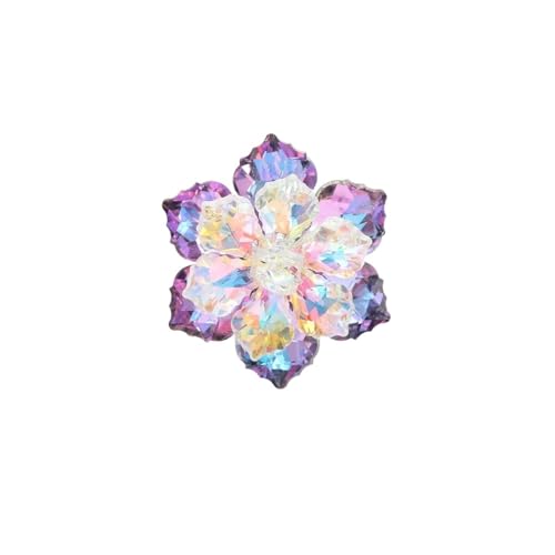 3 Stück glänzende Glasblumenbroschen für Frauen, Unisex, Strass, botanische Nadeln, Bankett, Party, Rucksack, Schmuckzubehör, Einheitsgröße 3 Stück glänzende Glasblumenbroschen für Frauen, Unisex, Strass, botanische Nadeln, Bankett, Party, Rucksack, Schmuckzubehör, Einheitsgröße von Cleer Kaen