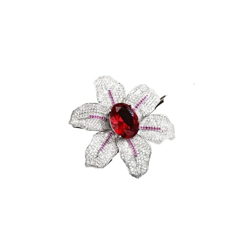 Elegante Brosche im Retro-Stil, blühende Blume, Schmetterling, Magnetschnalle, luxuriös und exquisit, Mikro-Intarsien-Zirkonia, Einheitsgröße Elegante Brosche im Retro-Stil, blühende Blume, Schmetterling, Magnetschnalle, luxuriös und exquisit, Mikro-Intarsien-Zirkonia, Einheitsgröße von Cleer Kaen