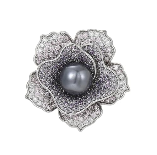 Exquisite Zirkon-Blumen-Brosche für Damen, Kristall-Bouquet, Anstecknadel, Sommerkleidung, Schmuck, Einheitsgröße Exquisite Zirkon-Blumen-Brosche für Damen, Kristall-Bouquet, Anstecknadel, Sommerkleidung, Schmuck, Einheitsgröße von Cleer Kaen