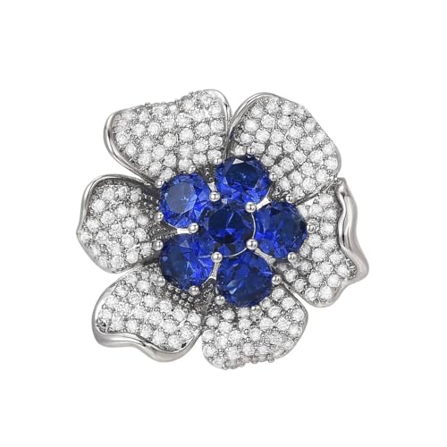 Exquisite Zirkon-Blumen-Brosche für Damen, Kristall-Bouquet, Anstecknadel, Sommerkleidung, Schmuck, Einheitsgröße Exquisite Zirkon-Blumen-Brosche für Damen, Kristall-Bouquet, Anstecknadel, Sommerkleidung, Schmuck, Einheitsgröße von Cleer Kaen