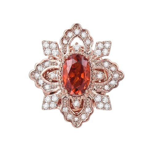 Exquisite Zirkon-Blumen-Brosche für Damen, Kristall-Bouquet, Anstecknadel, Sommerkleidung, Schmuck, Einheitsgröße von Cleer Kaen
