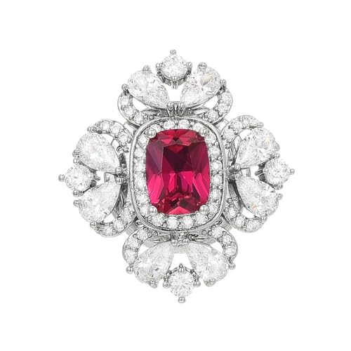 Exquisite Zirkon-Blumen-Brosche für Damen, Kristall-Bouquet, Anstecknadel, Sommerkleidung, Schmuck, Einheitsgröße Exquisite Zirkon-Blumen-Brosche für Damen, Kristall-Bouquet, Anstecknadel, Sommerkleidung, Schmuck, Einheitsgröße von Cleer Kaen