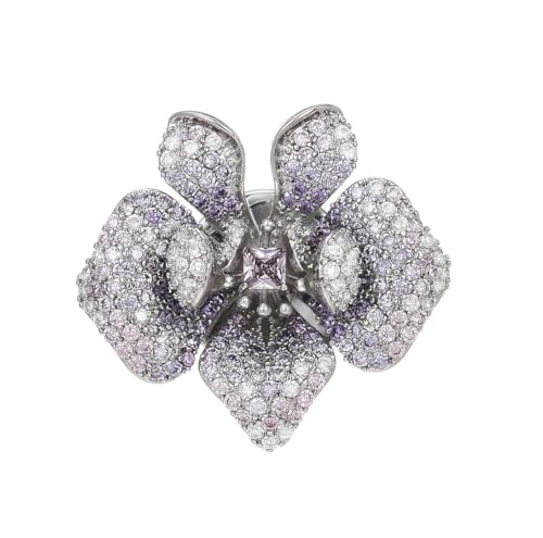 Exquisite Zirkon-Blumen-Brosche für Damen, Kristall-Bouquet, Anstecknadel, Sommerkleidung, Schmuck, Einheitsgröße Exquisite Zirkon-Blumen-Brosche für Damen, Kristall-Bouquet, Anstecknadel, Sommerkleidung, Schmuck, Einheitsgröße von Cleer Kaen