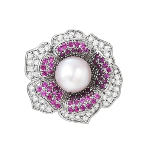 Exquisite Zirkon-Blumen-Brosche für Damen, Kristall-Bouquet, Anstecknadel, Sommerkleidung, Schmuck, Einheitsgröße Exquisite Zirkon-Blumen-Brosche für Damen, Kristall-Bouquet, Anstecknadel, Sommerkleidung, Schmuck, Einheitsgröße von Cleer Kaen