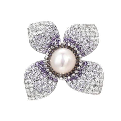 Exquisite Zirkon-Blumen-Brosche für Damen, Kristall-Bouquet, Anstecknadel, Sommerkleidung, Schmuck, Einheitsgröße Exquisite Zirkon-Blumen-Brosche für Damen, Kristall-Bouquet, Anstecknadel, Sommerkleidung, Schmuck, Einheitsgröße von Cleer Kaen