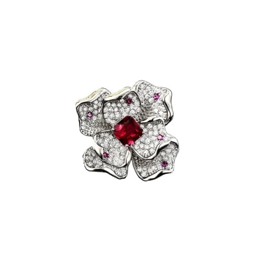 Hochwertige mehrschichtige Zirkon-Blütenblätter, magnetische Schnalle, Broschen, funkelnd, blühender Farbverlauf, Lotus-Ansteckblume für Frauen, Einheitsgröße Hochwertige mehrschichtige Zirkon-Blütenblätter, magnetische Schnalle, Broschen, funkelnd, blühender Farbverlauf, Lotus-Ansteckblume für Frauen, Einheitsgröße von Cleer Kaen