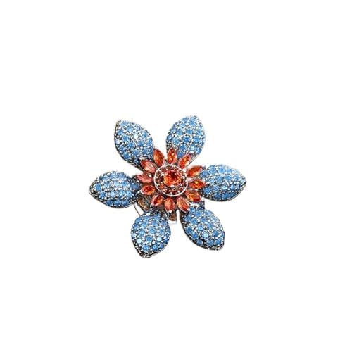 Hochwertige mehrschichtige Zirkon-Blütenblätter, magnetische Schnalle, Broschen, funkelnd, blühender Farbverlauf, Lotus-Ansteckblume für Frauen, Einheitsgröße Hochwertige mehrschichtige Zirkon-Blütenblätter, magnetische Schnalle, Broschen, funkelnd, blühender Farbverlauf, Lotus-Ansteckblume für Frauen, Einheitsgröße von Cleer Kaen