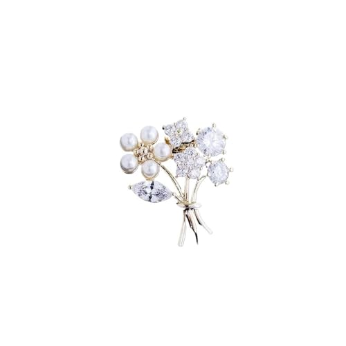 Modisches Broschen-Set mit Blume, Schleife, Broschen für Damen, Metall, blendfrei, feste Kleidernadeln, Pullover, Mantel, Kleidungszubehör, Einheitsgröße Modisches Broschen-Set mit Blume, Schleife, Broschen für Damen, Metall, blendfrei, feste Kleidernadeln, Pullover, Mantel, Kleidungszubehör, Einheitsgröße von Cleer Kaen