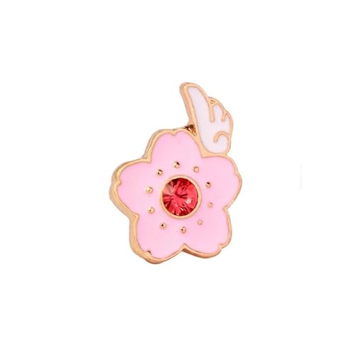 Süße Blumen-Serie Brosche für Mädchen und Frauen, schöne Rose, Gänseblümchen, modisch, Rucksack, Emaille, Anstecknadeln, Schmuck, Einheitsgröße von Cleer Kaen