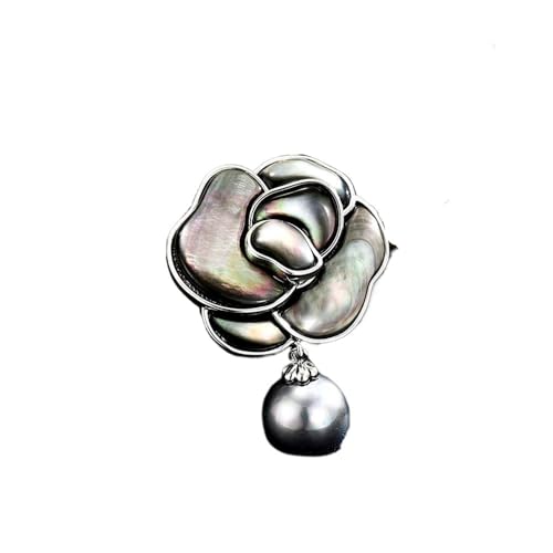 Vielseitige süße Temperament Kamelie Rose Magnetschnalle Brosche für Frauen Retro Mikro-Intarsien Zirkon Corsage Zubehör, Einheitsgröße Vielseitige süße Temperament Kamelie Rose Magnetschnalle Brosche für Frauen Retro Mikro-Intarsien Zirkon Corsage Zubehör, Einheitsgröße von Cleer Kaen