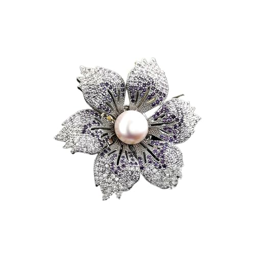 Vielseitige süße Temperament Kamelie Rose Magnetschnalle Brosche für Frauen Retro Mikro-Intarsien Zirkon Corsage Zubehör, Einheitsgröße Vielseitige süße Temperament Kamelie Rose Magnetschnalle Brosche für Frauen Retro Mikro-Intarsien Zirkon Corsage Zubehör, Einheitsgröße von Cleer Kaen