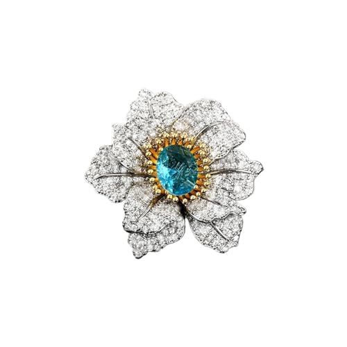 Vielseitige süße Temperament Kamelie Rose Magnetschnalle Brosche für Frauen Retro Mikro-Intarsien Zirkon Corsage Zubehör, Einheitsgröße Vielseitige süße Temperament Kamelie Rose Magnetschnalle Brosche für Frauen Retro Mikro-Intarsien Zirkon Corsage Zubehör, Einheitsgröße von Cleer Kaen