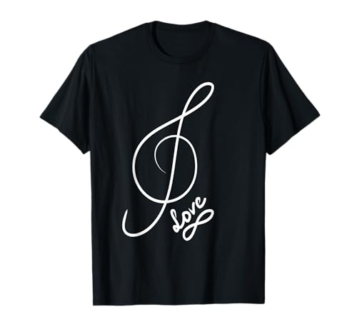 musikschlüssel für Frauen Frau Kinder lieben T-Shirt von Clef & Note Collective