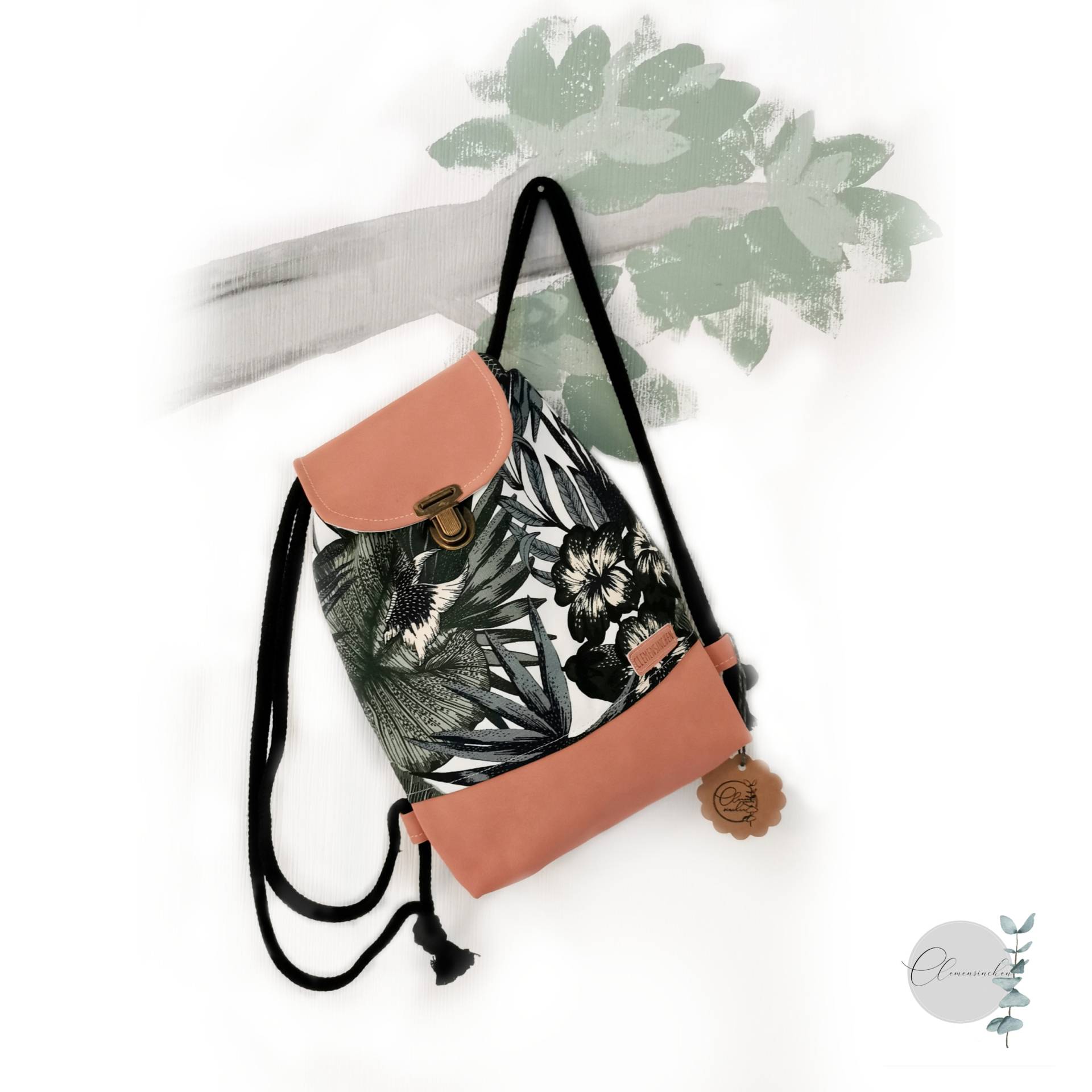 Damen Kinder Rucksack Beutel "Feels Like Summer" von Clemensinchen