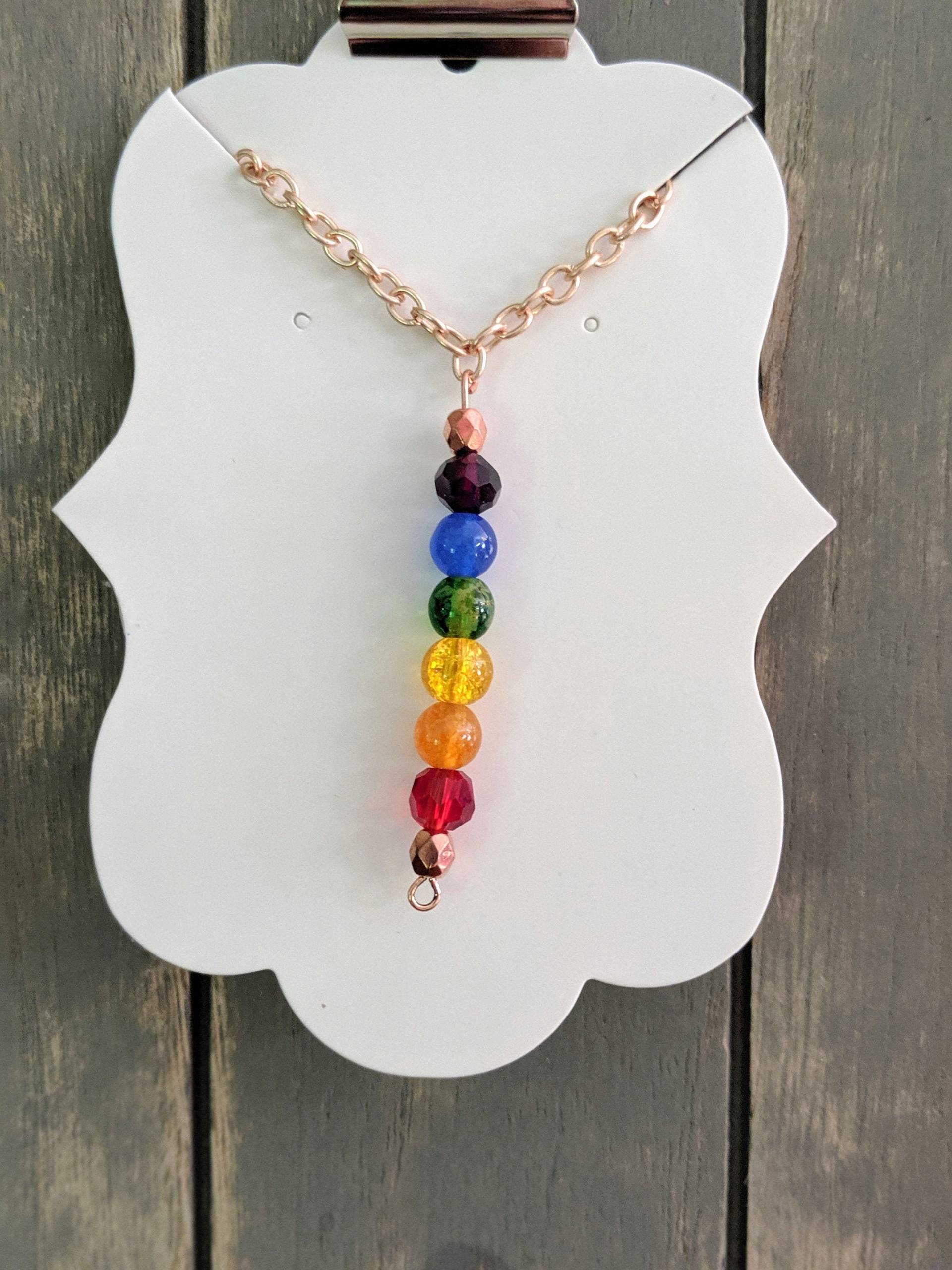 Regenbogen Anhänger An Einer Kette von ClementineAdornments