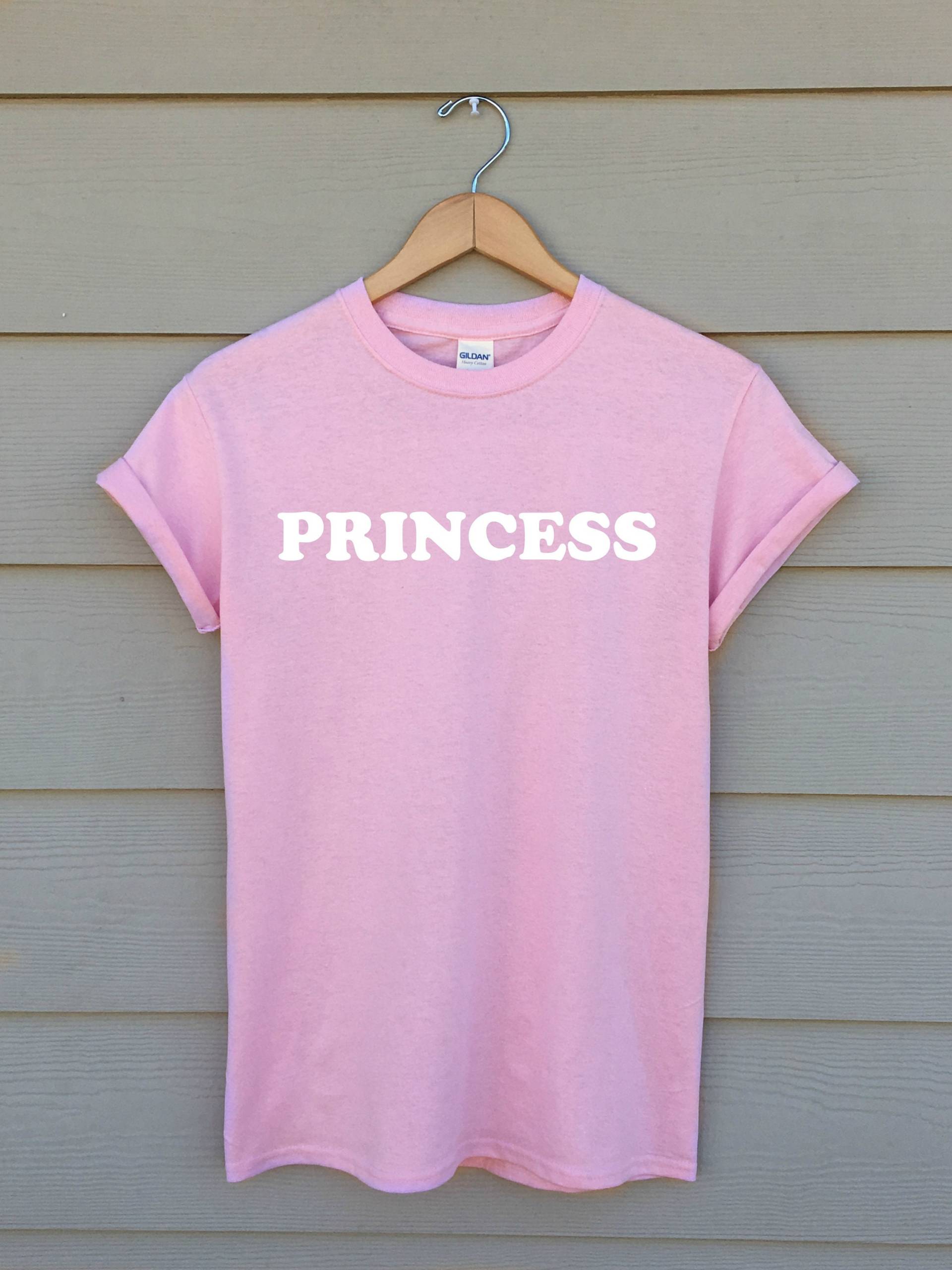 Princess Shirt - Weiß Und Rosa Hemd Tumblr Shirt von CleopatraCandy