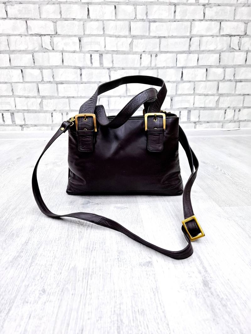 Visconti Damen Ledertasche Braune Vintage Henkeltasche Boho Visconti Damen Ledertasche Braune Vintage Henkeltasche Boho von Cleopatravintage
