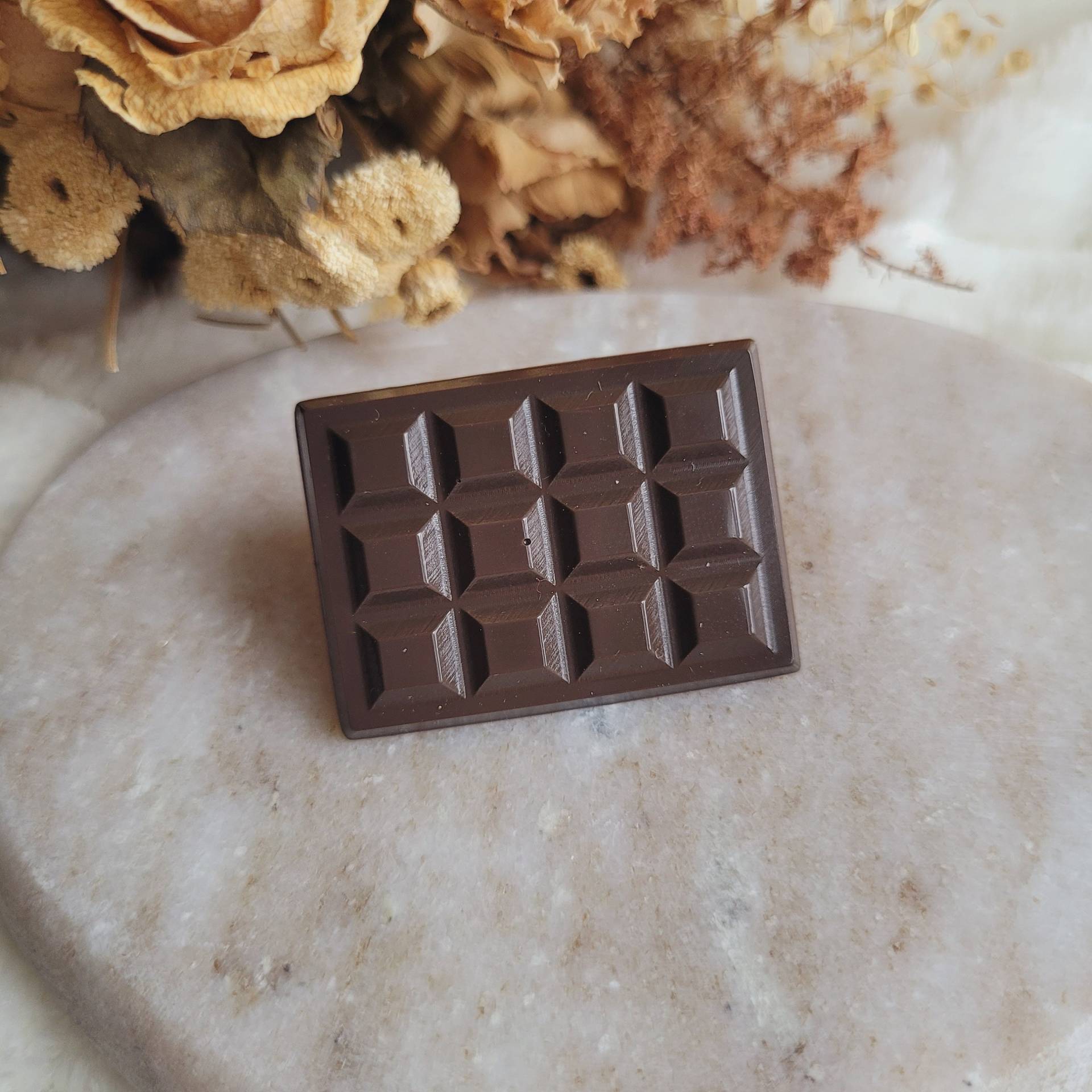 Anstecknadel Aus Dunklem Schokoladenharz - Gourmet-Trompe-L'œil-Brosche, Lustiges Und Originelles Accessoire von CleopheaResinea