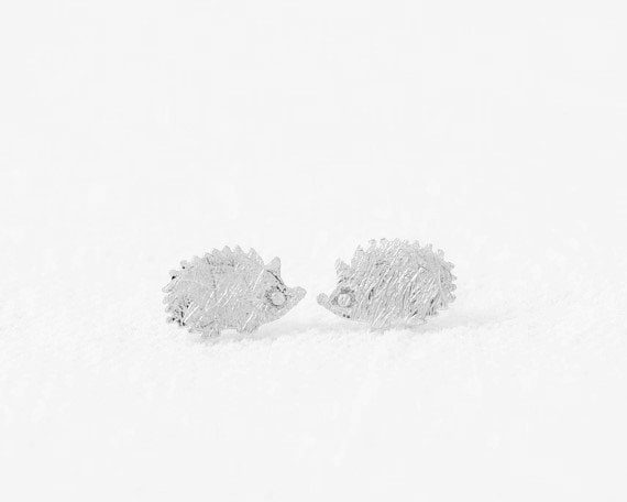 Igel Ohrstecker Ohrringe Igel Ohrstecker Ohrringe von CleosCozyCreations
