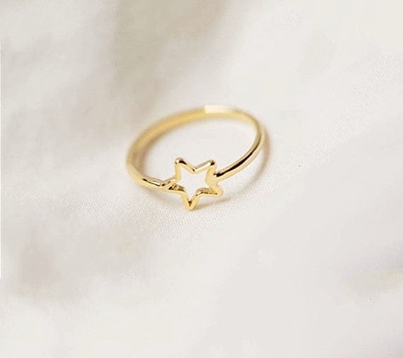 stern Ring Gold Weihnachten stern Ring Gold Weihnachten von CleosCozyCreations