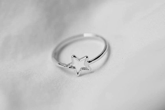 stern Ring Silber stern Ring Silber von CleosCozyCreations