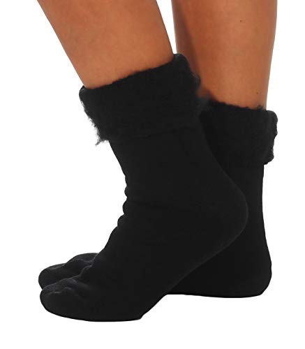 Cleostyle Collection Thermo Herren Damen Socken, extra warme Winterstrümpfe -25°C / 23 (39-42, Schwarz) von Cleostyle Collection