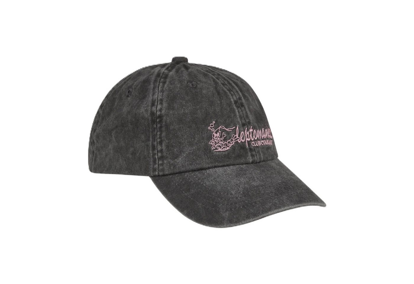 Cleptomanicx Baseball Cap Cleptomanicx Dad Cap "Club Cullinaire" Washed Black One Size (Basecap, Basecap, Dad Cap, 6-Panel-Cap) von Cleptomanicx