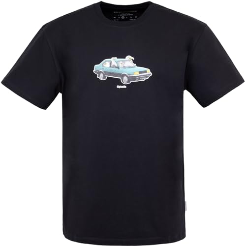 Cleptomanicx Carsharing T-Shirt Herren (Black, XL) von Cleptomanicx