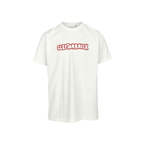 Cleptomanicx Clepto Oldschool T-Shirt Herren Shirt (White, XL) von Cleptomanicx