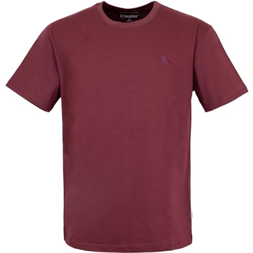 Cleptomanicx Embro Gull T-Shirt Herren (Mono Tawny Port, XL) von Cleptomanicx