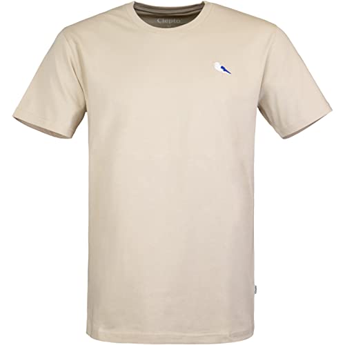 Cleptomanicx Embro Gull T-Shirt Herren (Peyote, XL) von Cleptomanicx