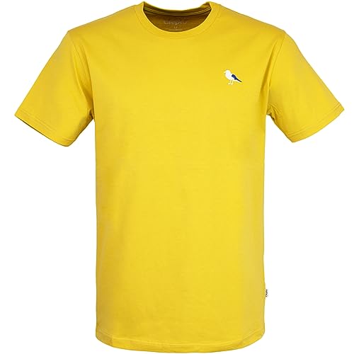 Cleptomanicx Embro Gull T-Shirt Herren (Spicy Mustard, XL) von Cleptomanicx