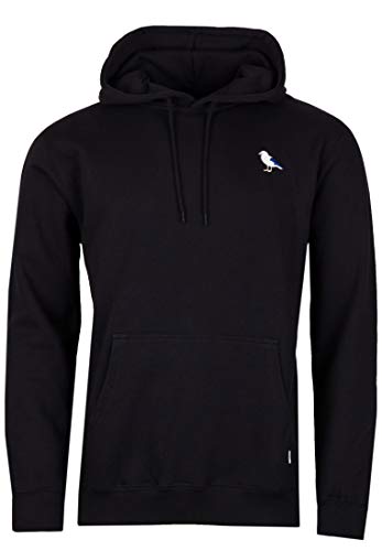 Cleptomanicx Hoody Embro Gull 2 (Black) XL von Cleptomanicx