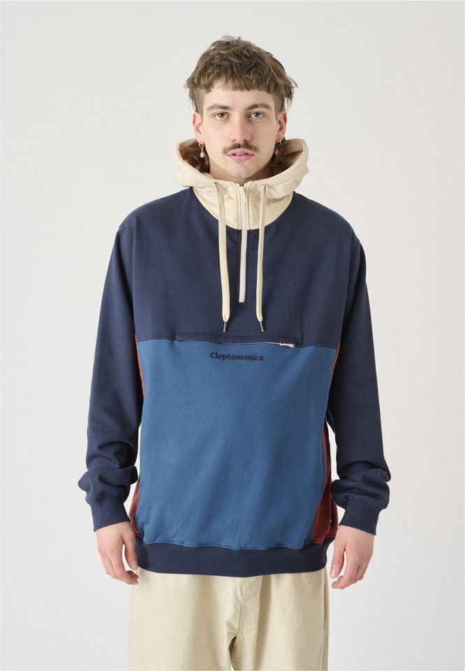 Cleptomanicx Kapuzensweatshirt Hooded Block im lässigen Color-Blocking-Stil von Cleptomanicx