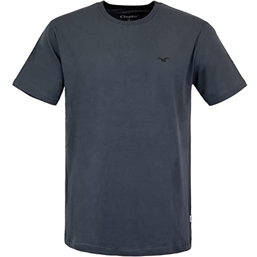 Cleptomanicx Ligull Regular T-Shirt Herren (Blue Graphite, L) von Cleptomanicx