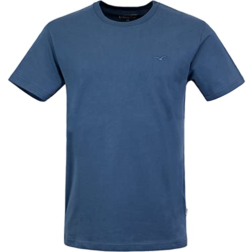 Cleptomanicx Ligull Regular T-Shirt Herren (L, Blue Wing) von Cleptomanicx