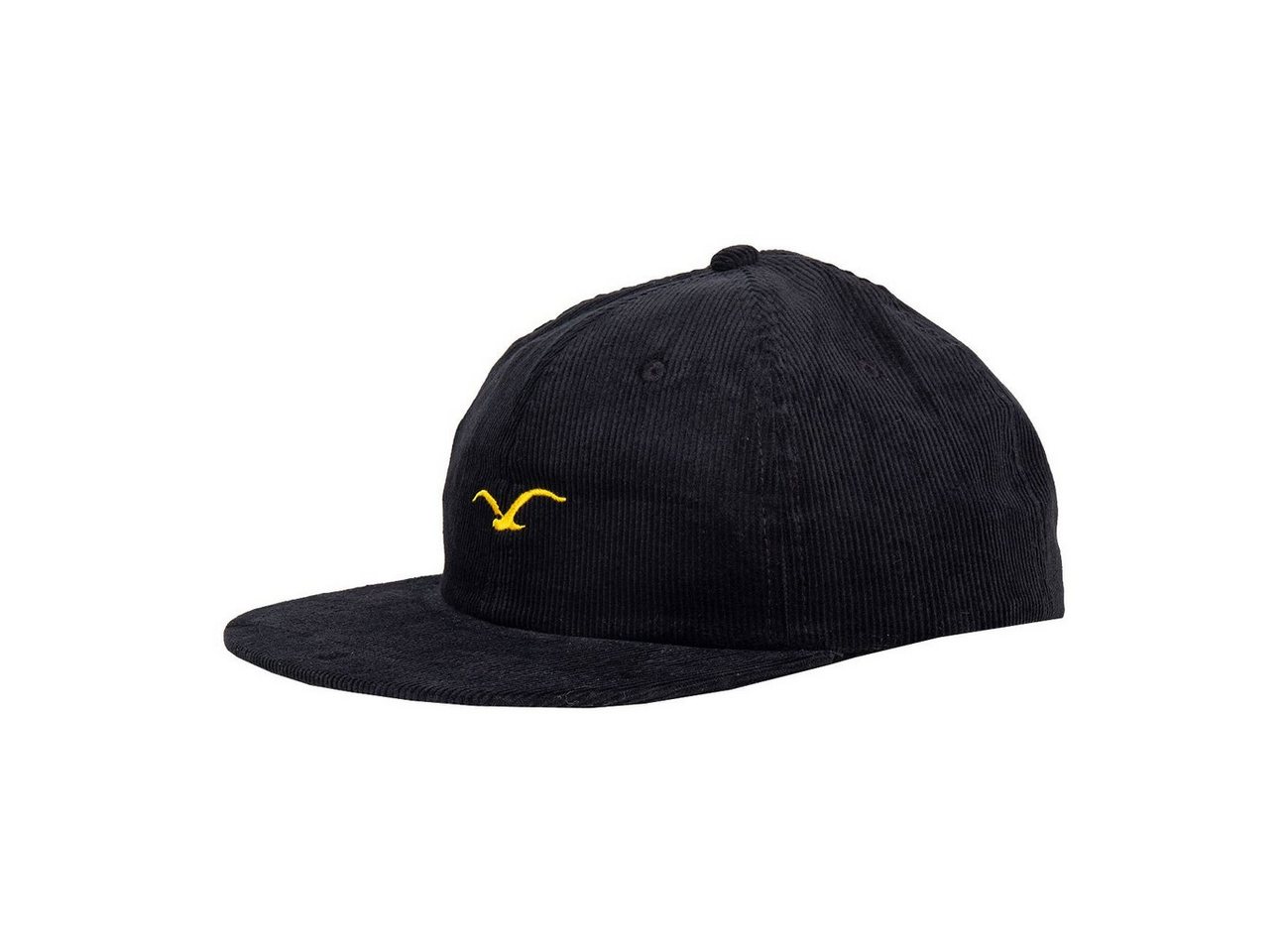 Cleptomanicx Snapback Cap Cord Möwe - black von Cleptomanicx