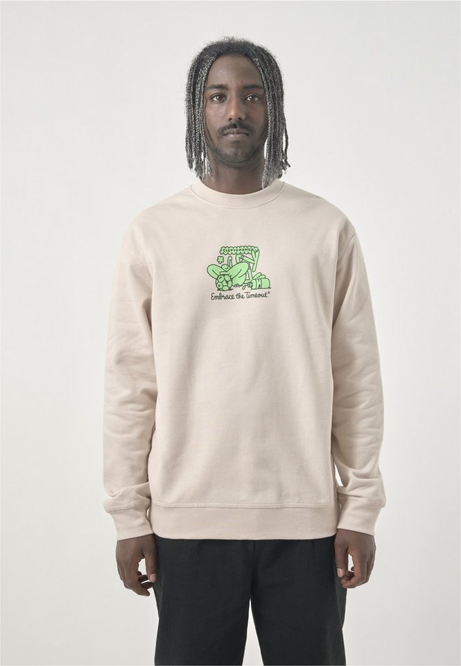 Cleptomanicx Strickpullover Embrace Football mit coolem Print vorne Cleptomanicx Strickpullover Embrace Football mit coolem Print vorne von Cleptomanicx