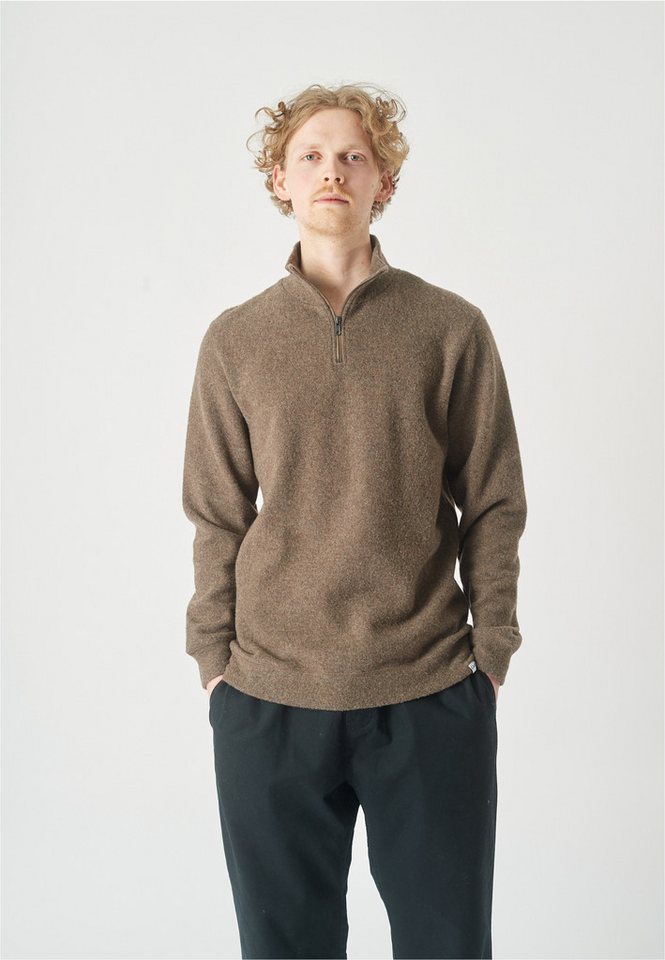Cleptomanicx Strickpullover Noitch mit gebondeter Jersey-Innenseite Cleptomanicx Strickpullover Noitch mit gebondeter Jersey-Innenseite von Cleptomanicx