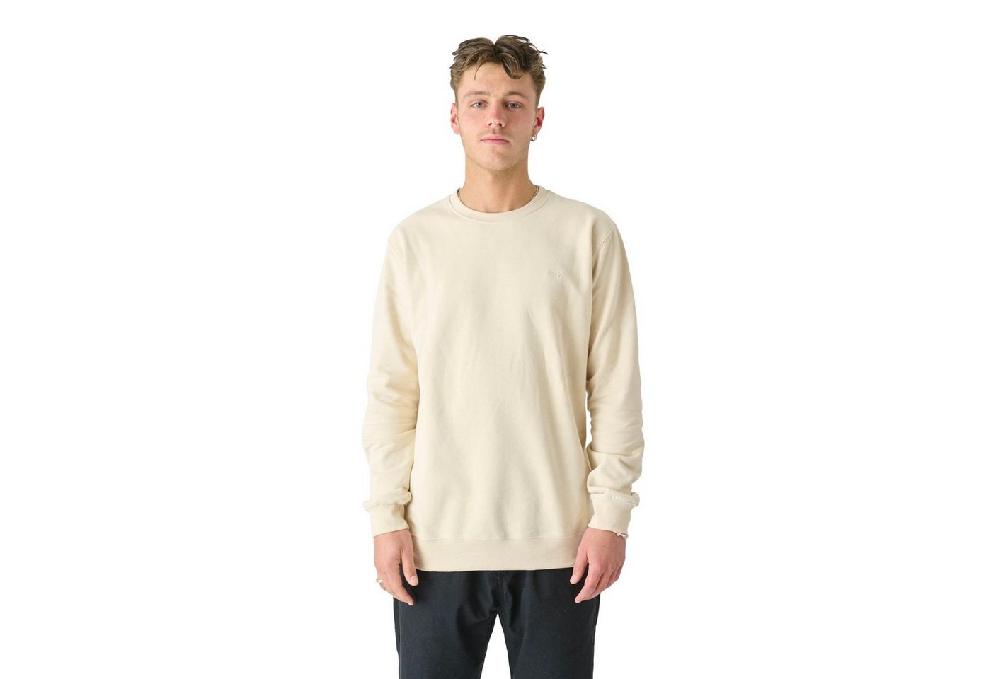 Cleptomanicx Sweater Crewneck Ligull - peyote von Cleptomanicx