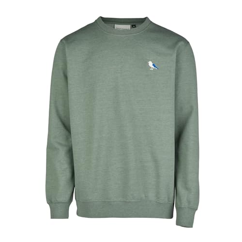 Cleptomanicx Sweatshirt Embro Gull (Heather Laurel) XL von Cleptomanicx