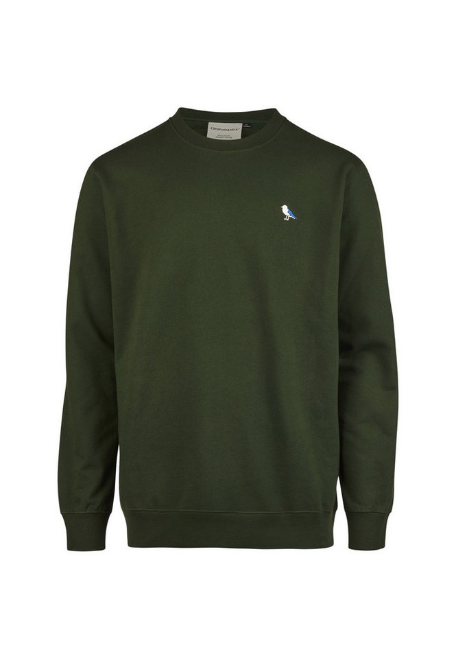Cleptomanicx Sweatshirt Embro Gull mit kleiner Möwen-Stickerei von Cleptomanicx