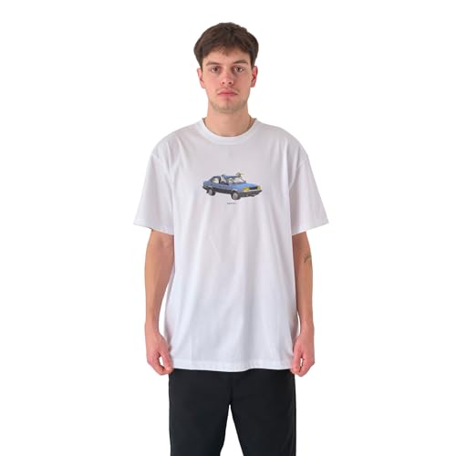 Cleptomanicx T-Shirt Carsharing (White) L von Cleptomanicx