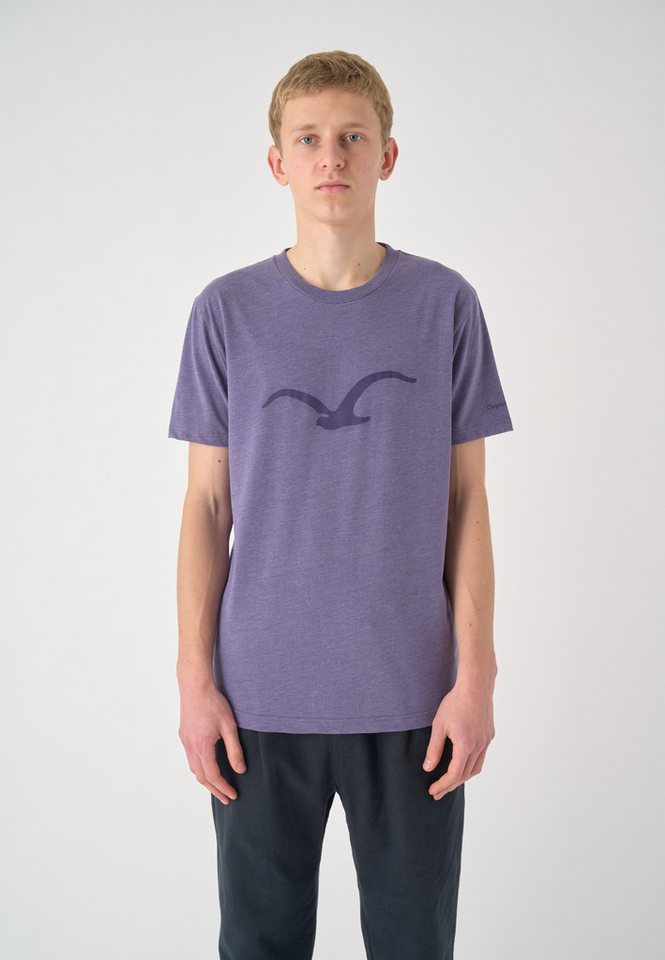 Cleptomanicx T-Shirt Mowe mit klassischem Print von Cleptomanicx