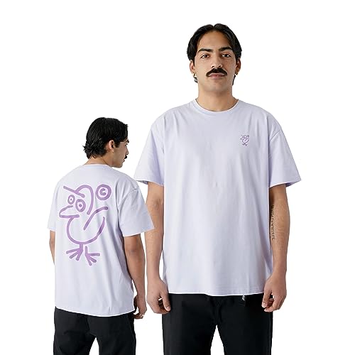 Cleptomanicx T-Shirt Sketch Gull (Lavender) XL von Cleptomanicx