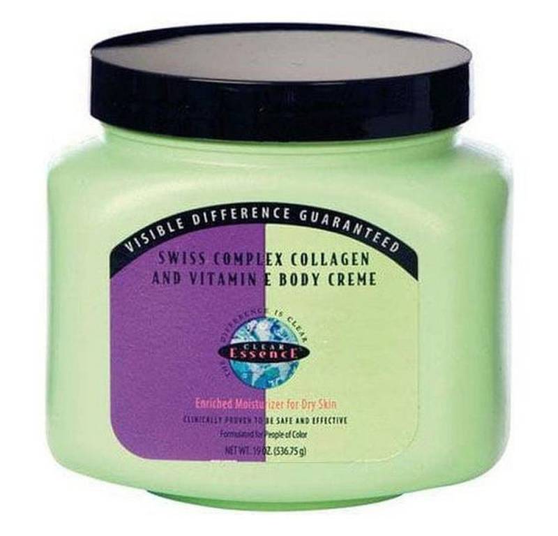 Clere Hautcreme Clear Essence Swiss Complex Collagen and Vitamin E Body Creme 562ml von Clere