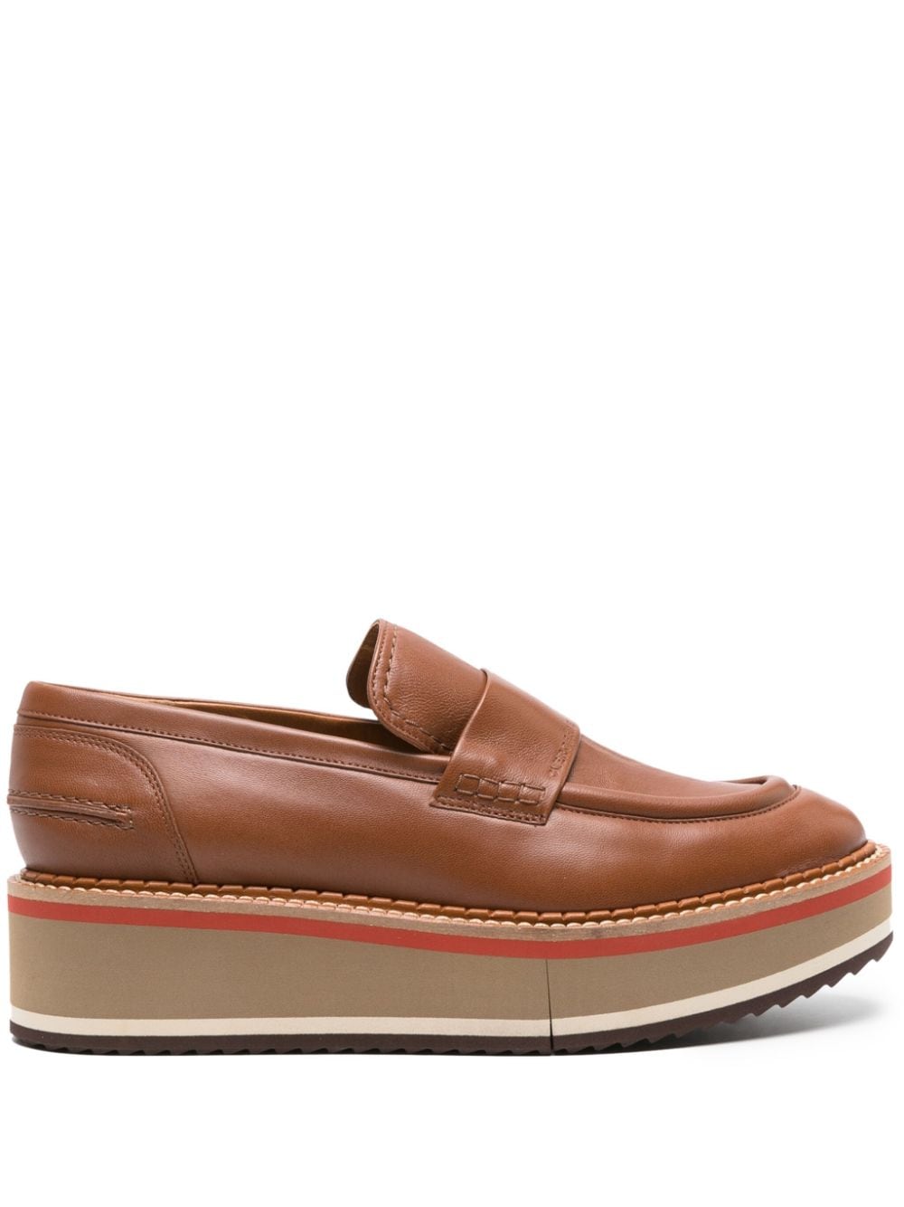 Clergerie Bahati Wedge-Loafer - Braun von Clergerie