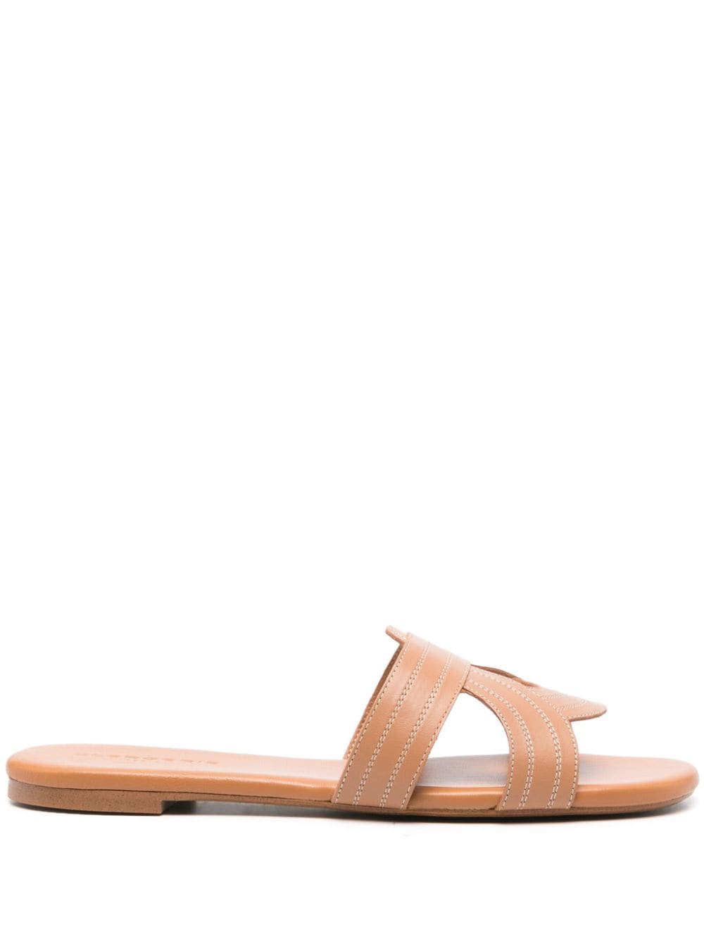 Clergerie Ivory leather sandals - Braun von Clergerie