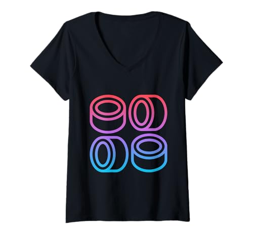 Damen Wirklich wie Ditalini Pasta T-Shirt mit V-Ausschnitt Damen Wirklich wie Ditalini Pasta T-Shirt mit V-Ausschnitt von Clever Witty Ditalini Designs